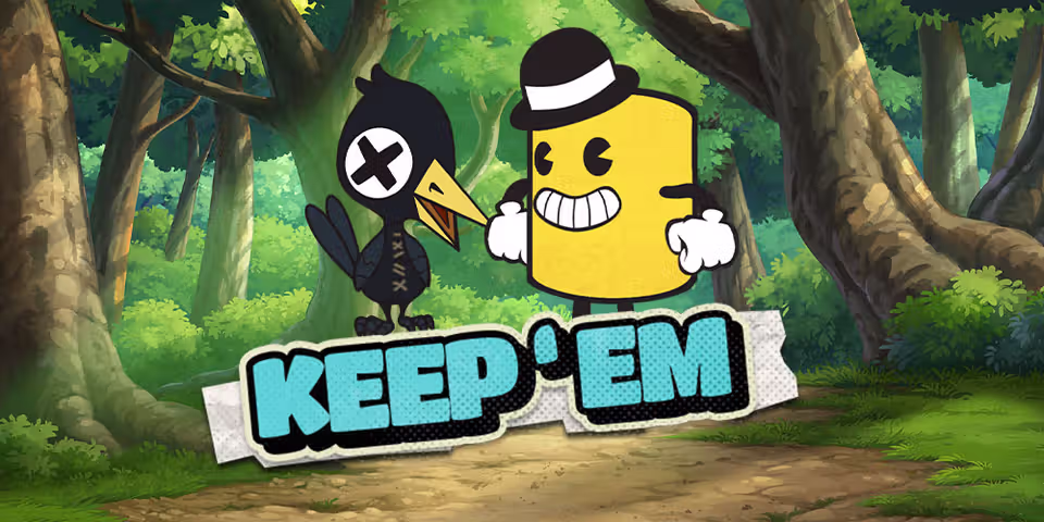 Keep 'Em by Hacksaw, available for your casino platform