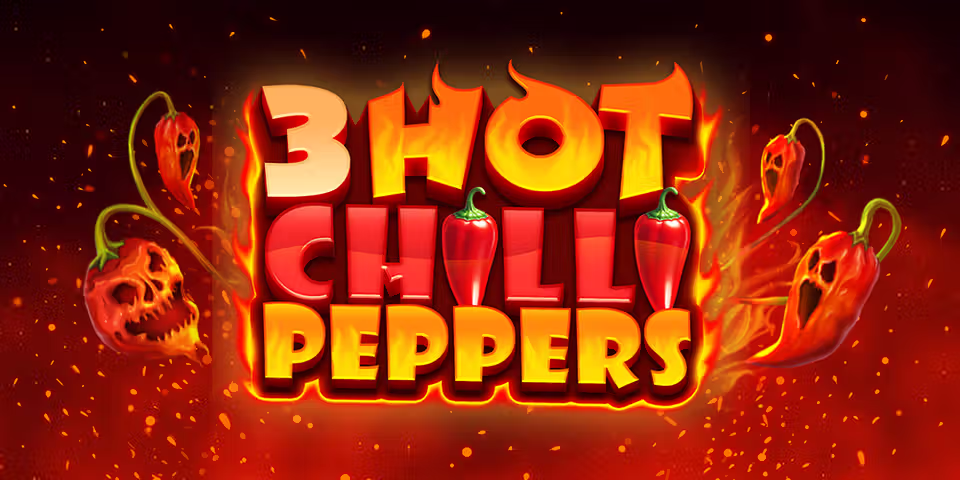 3 Hot Chilli Peppers by Iron Dog Studio, available for your casino platform
