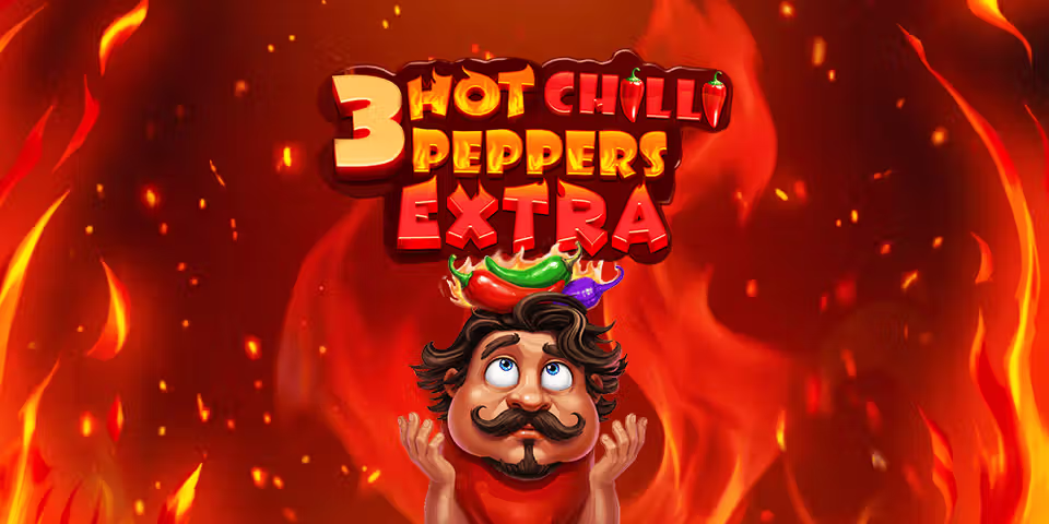 3 Hot Chilli Peppers Extra by Iron Dog Studio, available for your casino platform