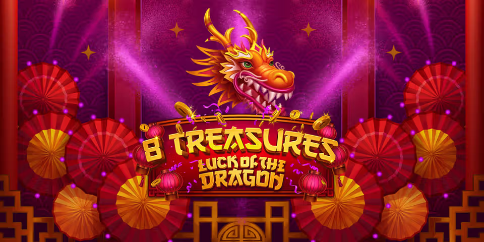 8 Treasures: Luck of the dragon by Iron Dog Studio, available for your casino platform