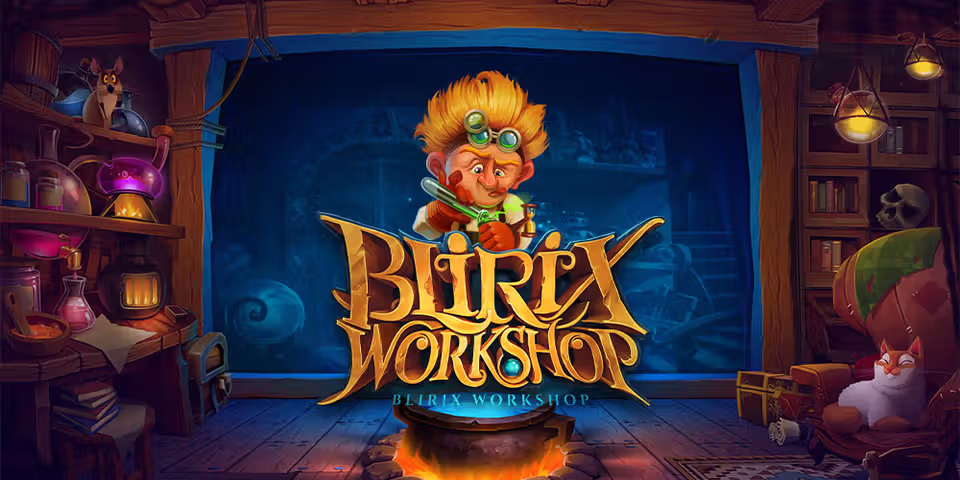 Blirix's workshop by Iron Dog Studio, available for your casino platform