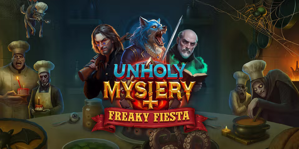 Unholy Mystery: Freaky Fiesta by JustSlots, available for your casino platform