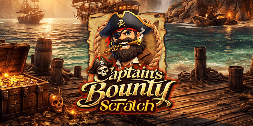 Captain's Bounty Scratch by KA Gaming, available for your casino platform