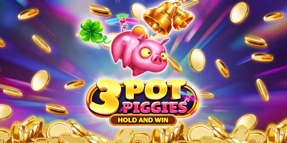 3 Pot Piggies Hold And Win by Kalamba, available for your casino platform