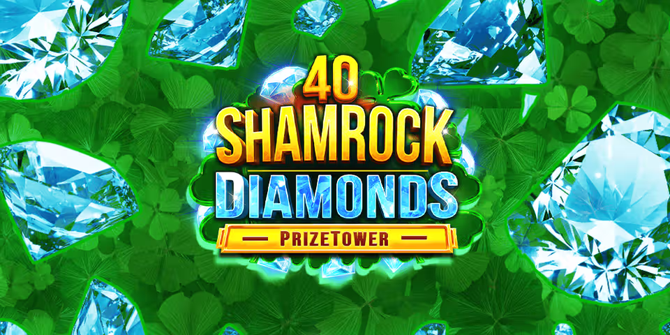 40 Shamrock Diamonds PrizeTower by Kalamba, available for your casino platform