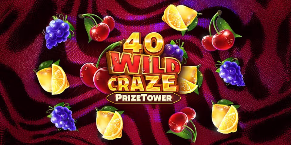 40 Wild Craze PrizeTower by Kalamba, available for your casino platform