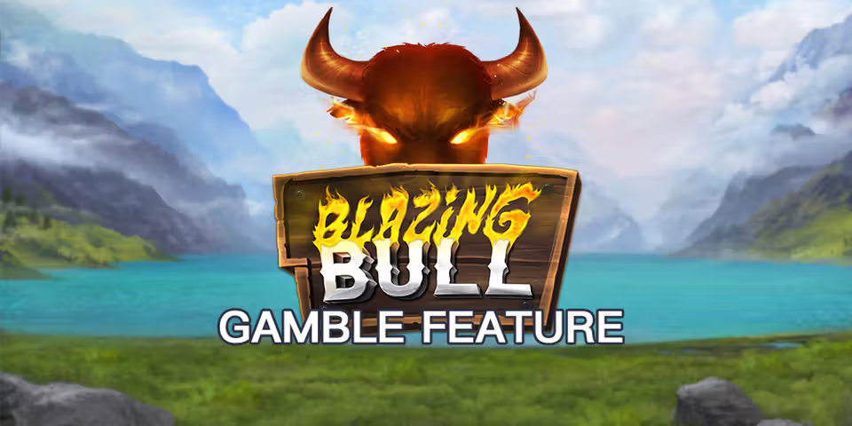 Blazing Bull Gamble Feature by Kalamba, available for your casino platform