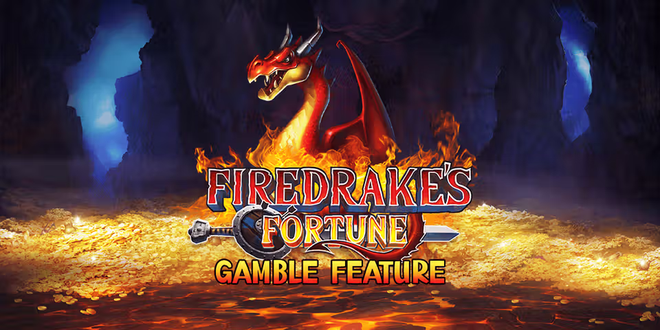 Firedrake's Fortune Gamble Feature by Kalamba, available for your casino platform