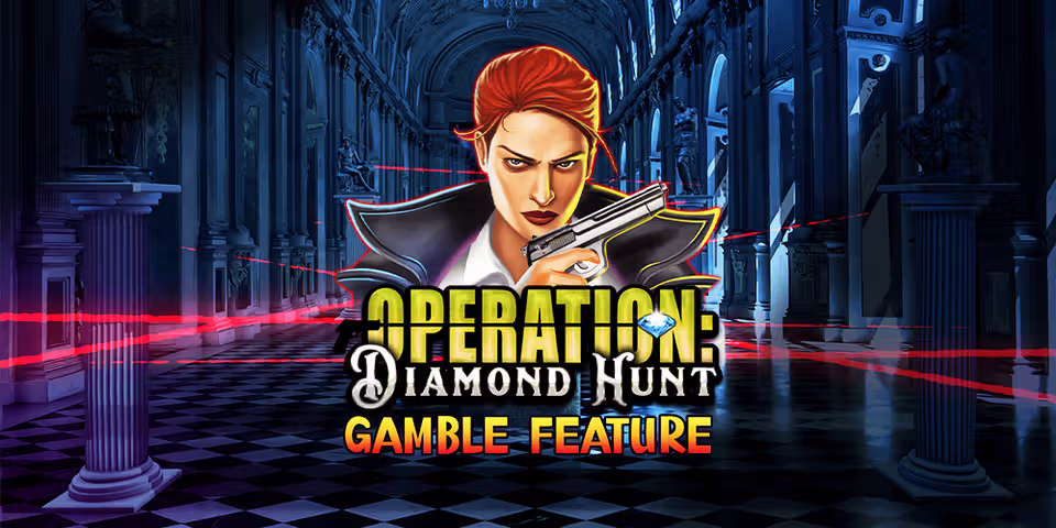 Operation Diamond Hunt Gamble Feature by Kalamba, available for your casino platform