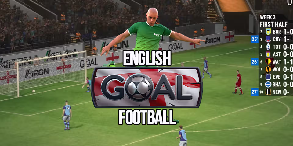 English Goal Football by Kiron Interactive, available for your casino platform