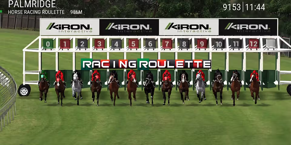Racing Roulette Horses by Kiron Interactive, available for your casino platform