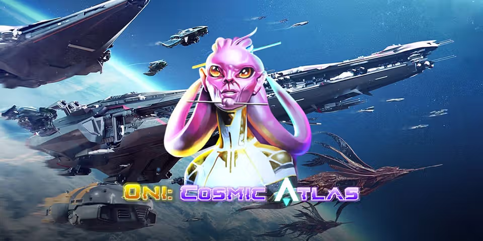 Oni Cosmic Atlas by Live22, available to add to your casino platform