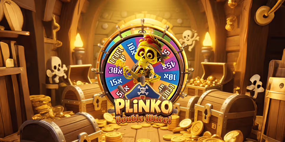 Plinko: Double Wheel by Live22, available for your casino platform