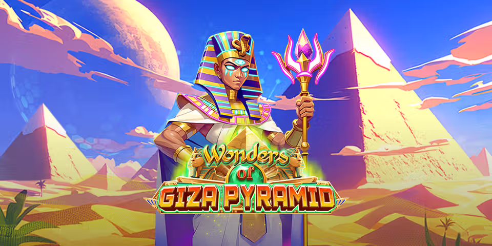 Wonders of Giza Pyramid by Live22, available for your casino platform