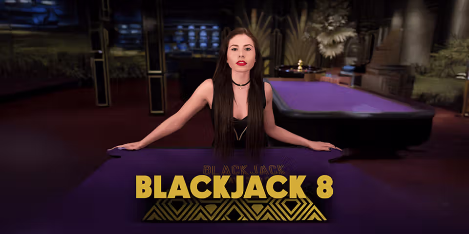 Blackjack 8 by Lucky Streak, available for your casino platform