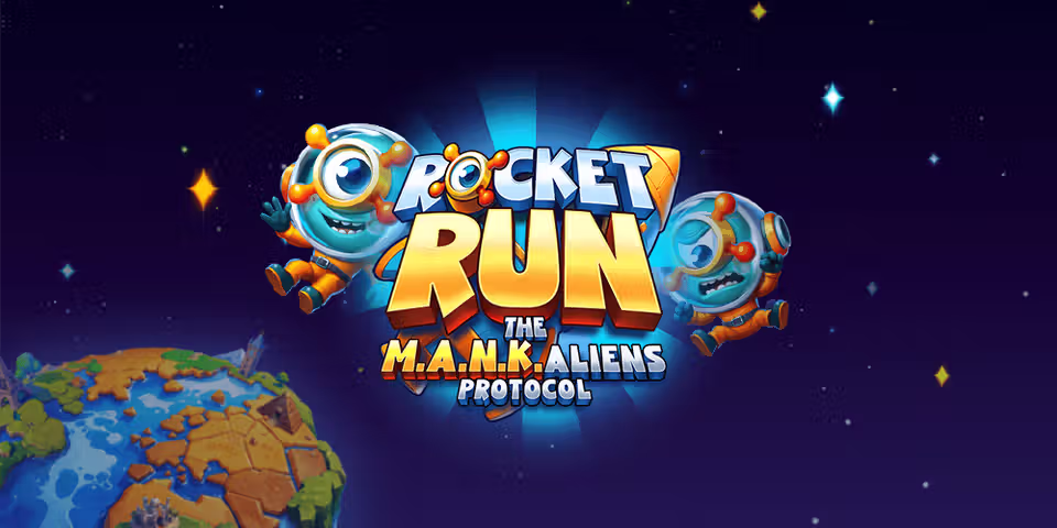 Rocketrun: The M.A.N.K.aliens protocol by Mancala, available for your casino platform