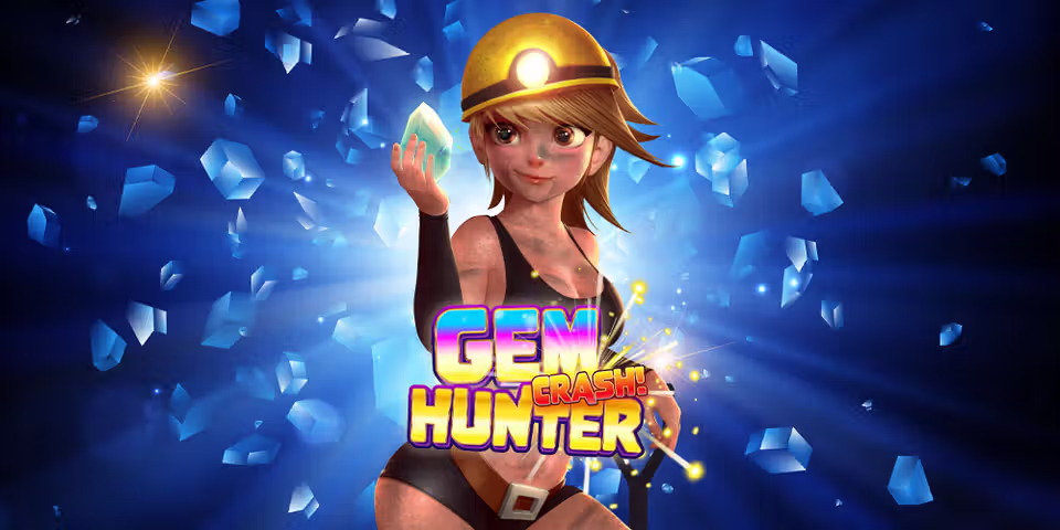 Gem Hunter Crash by Manna Play, available for your casino platform