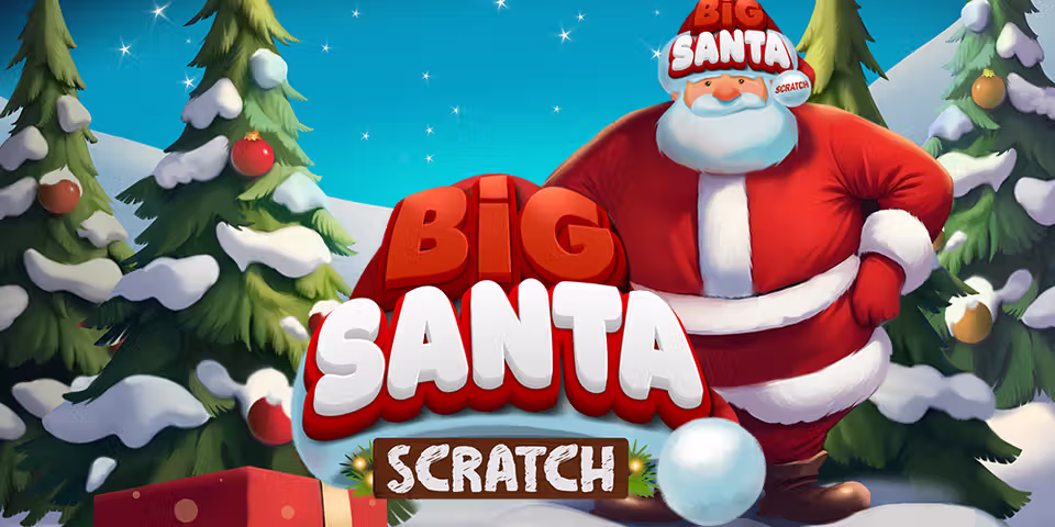 BIG Santa Scratch by Pinwheel, available for your casino platform