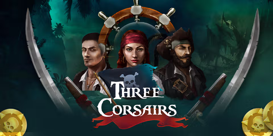 3 Corsairs by Mascot Gaming, available for your casino platform