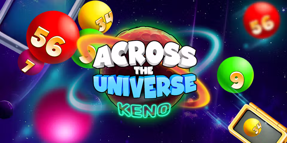 Across the Universe Keno by Mascot Gaming, available for your casino platform