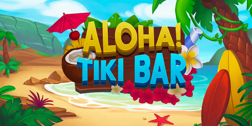 Aloha! Tiki Bar by Mascot Gaming, available for your casino platform