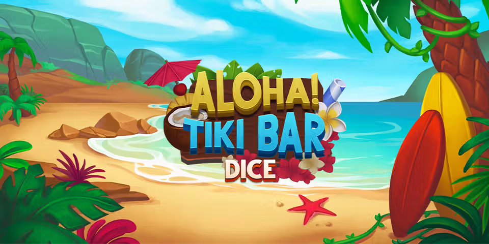 Aloha Tiki Bar Dice by Mascot Gaming, available for your casino platform