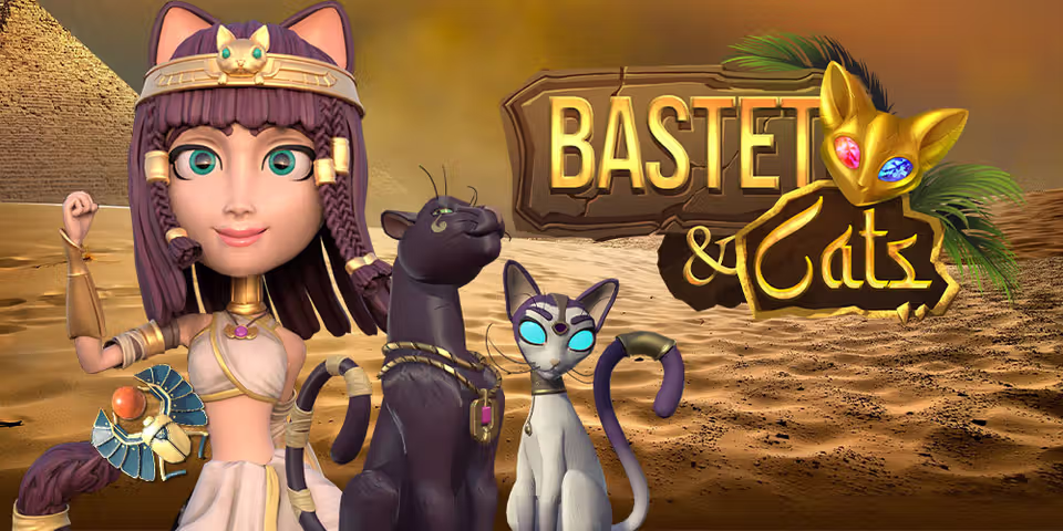 Bastet and Cats by Mascot Gaming, available for your casino platform