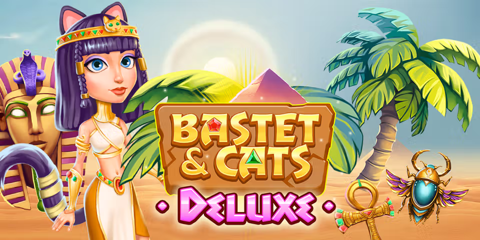 Bastet & Cats Deluxe by Mascot Gaming, available for your casino platform