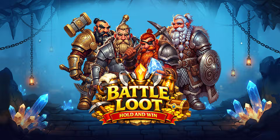 Battle Loot: Hold and Win by Mascot Gaming, available for your casino platform