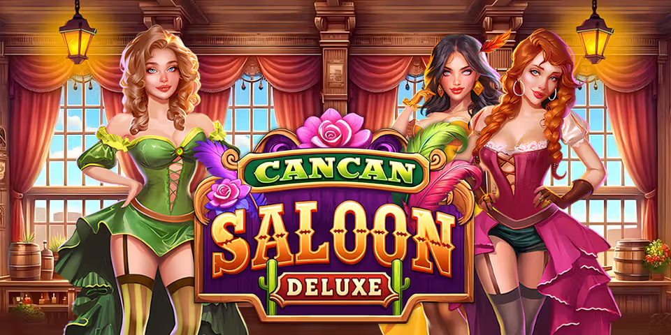 CanCan Saloon Deluxe by Mascot Gaming, available for your casino platform