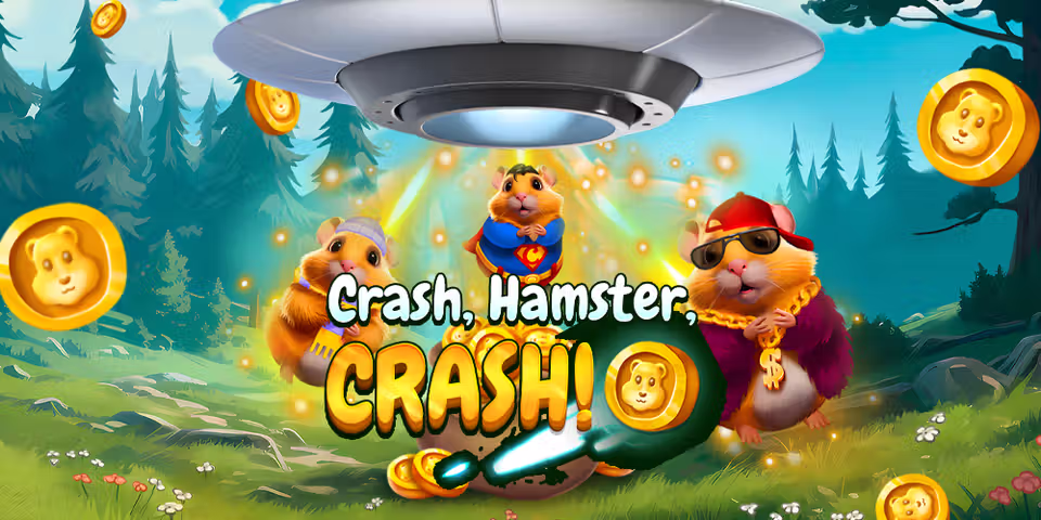 Crash, Hamster, Crash! by Mascot Gaming, available for your casino platform