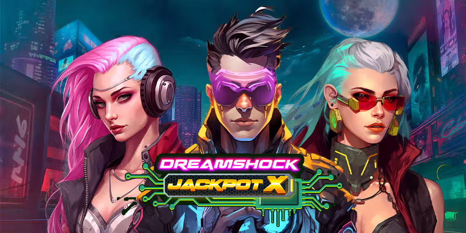 Dreamshock Jackpot X by Mascot Gaming, available for your casino platform