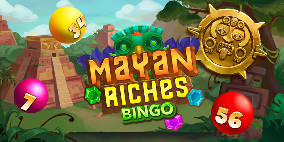 Mayan Riches Bingo by Mascot Gaming, available for your casino platform