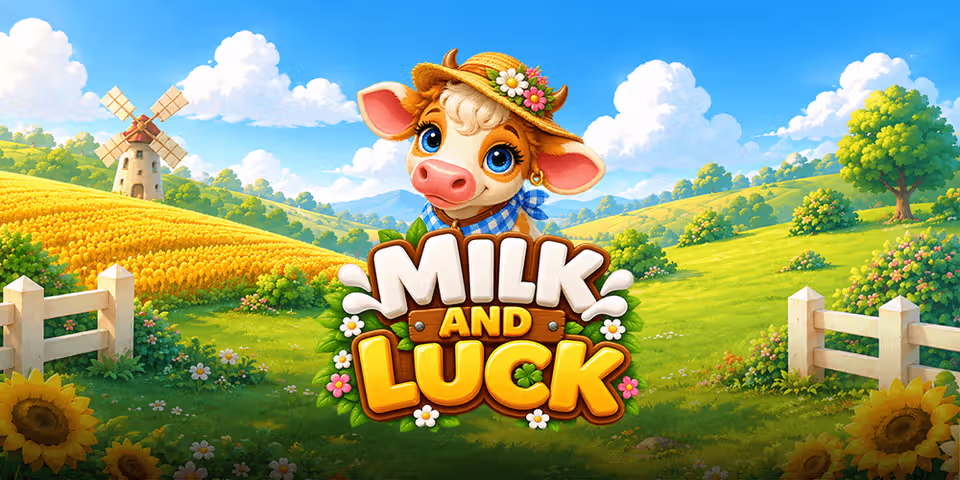 Milk & Luck by Mascot Gaming, available for your casino platform