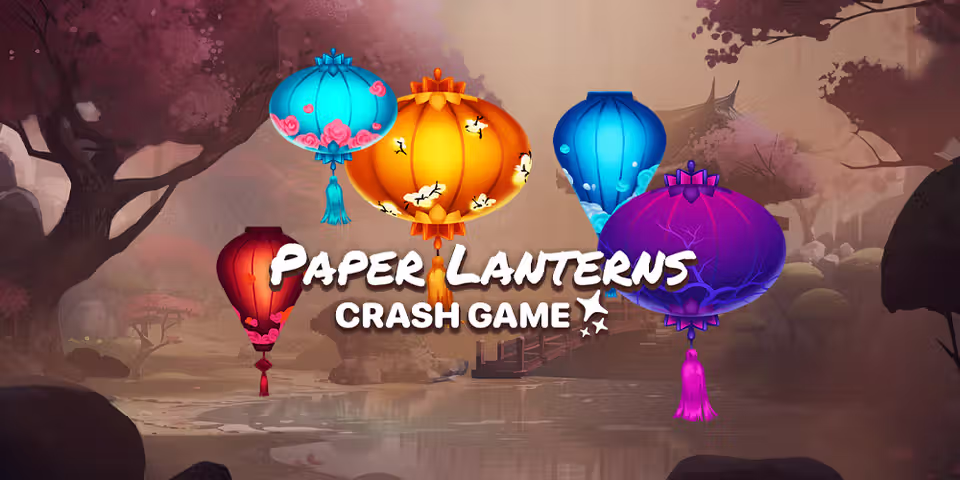 Paper Lanterns: Crash Game by Mascot Gaming, available for your casino platform