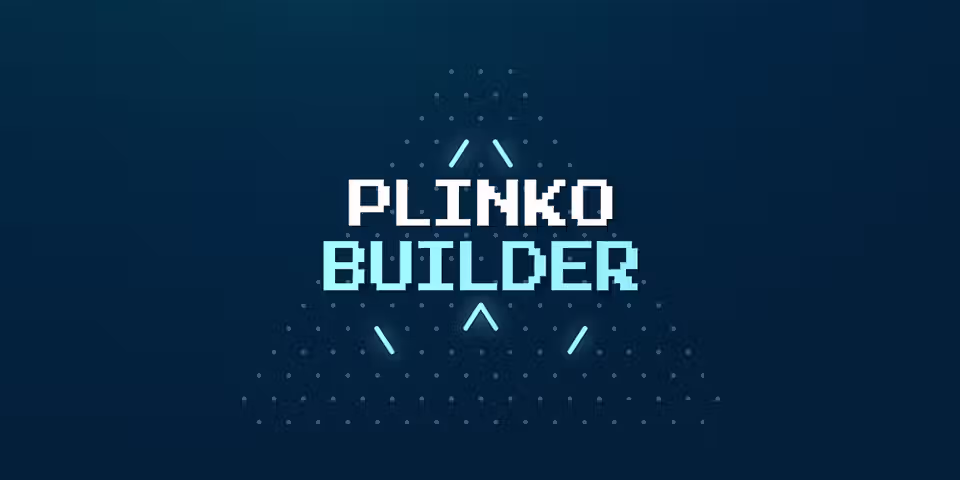 Plinko Builder by Mascot Gaming, available for your casino platform