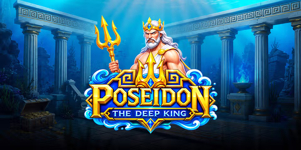 Poseidon the Deep King by Mascot Gaming, available for your casino platform