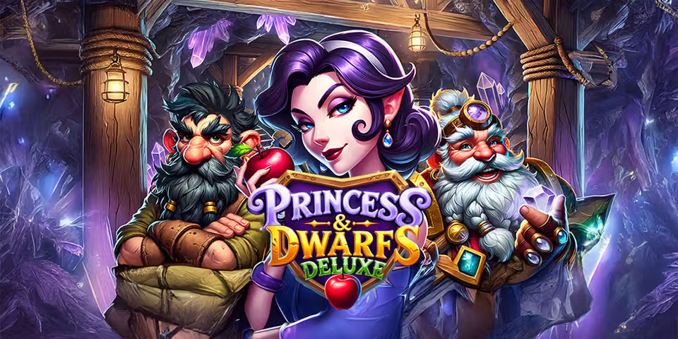 Princess and Dwarfs Deluxe by Mascot Gaming, available for your casino platform
