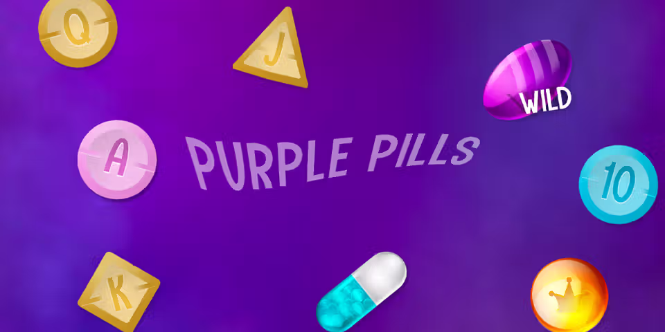Purple Pills by Mascot Gaming, available for your casino platform