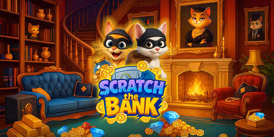 Scratch the Bank by Mascot Gaming, available for your casino platform