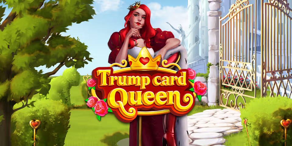 Trump Card: Queen by Mascot Gaming, available for your casino platform