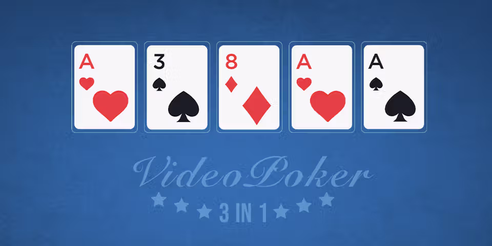 Videopoker 3in1 by Mascot Gaming, available for your casino platform