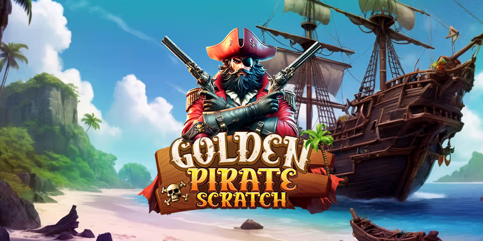 Golden Pirate Scratch by Maverix, available for your casino platform