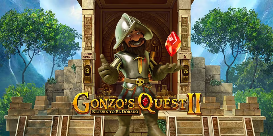 Gonzo's Quest II: Return to El Dorado by NetEnt, available for your casino platform