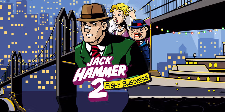 Jack Hammer 2: Fishy Business by NetEnt, available for your casino platform