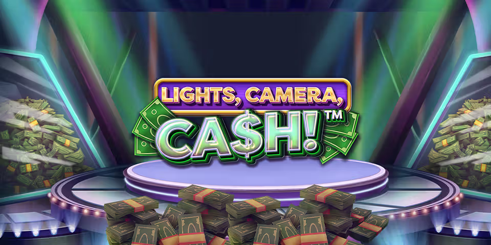 Lights, Camera, Cash! by NetEnt, available for your casino platform