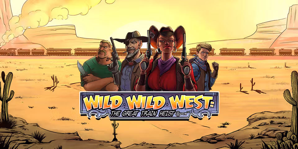 Wild Wild West: The Great Train Heist by NetEnt, available for your casino platform