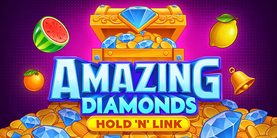 Amazing Diamonds: Hold 'N' Link by NetGame, available for your casino platform