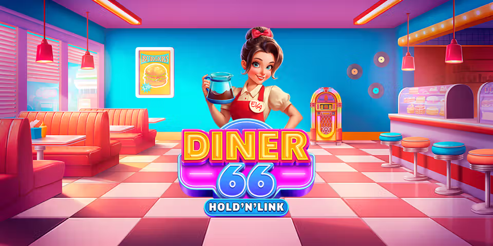 Diner 66: Hold 'N' Link by NetGame, available for your casino platform