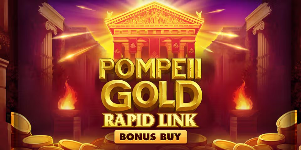 Pompeii Gold: Rapid Link Bonus Buy by NetGame, available for your casino platform